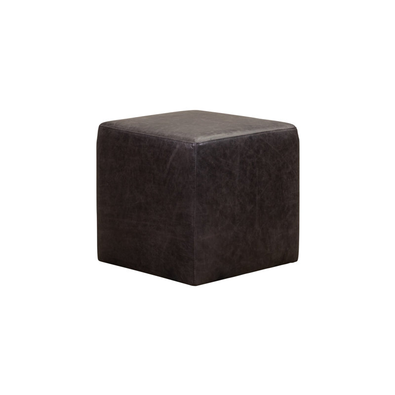 Happy Hour Swivel Ottoman in Hair On Hide Cream, Ten Gallon Hat Mix