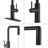Waterfall Kitchen Faucet With Pull Down Sprayer-122623408