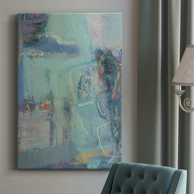 Saudar III - peinture sur toile tendue, H 18 po x l 12 po x P 1 po