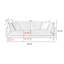 Canapé modulaire gris en coton et lin-1172980669