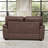 2 - Piece Living Room Set with Plush Seating, Solid Wood Frame & Accent Pillows-116620058