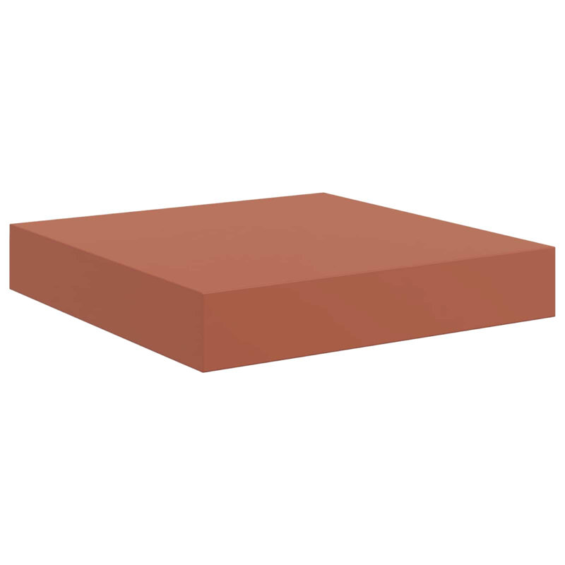 Floating Shelf, Red, 4cm H x 23cm W x 23.5cm D