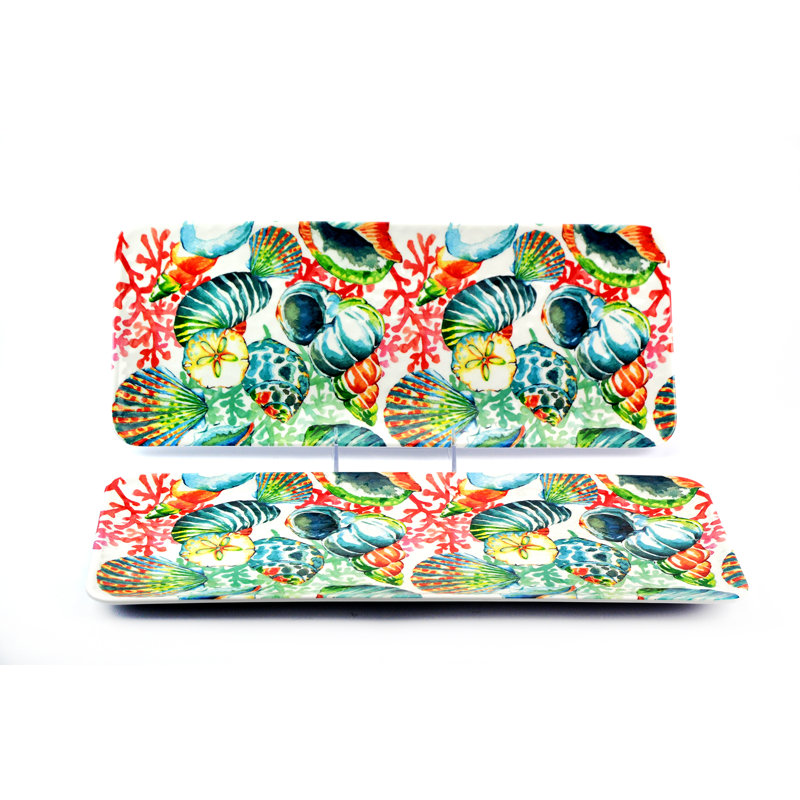 Beachcrest Home Danna Melamine Tray
