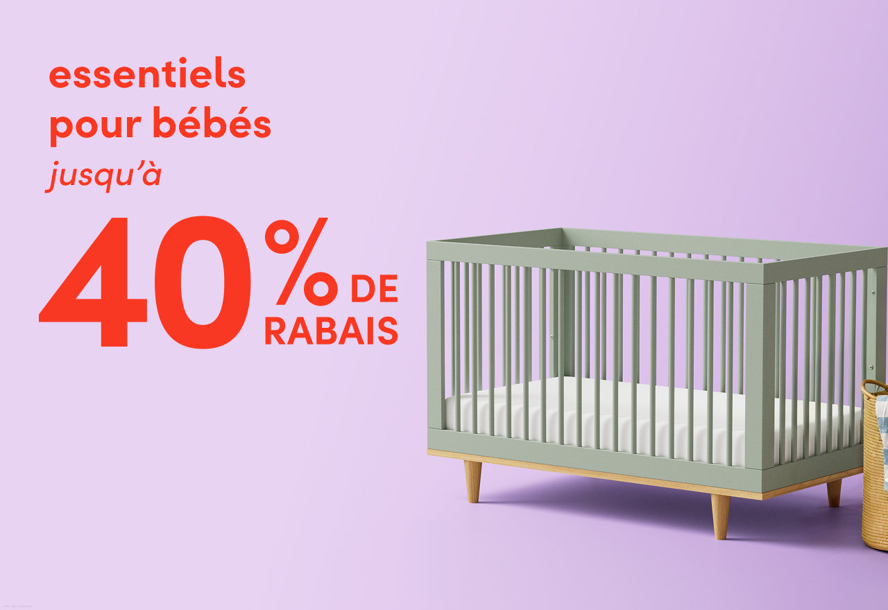 essentiels pour bébés en solde