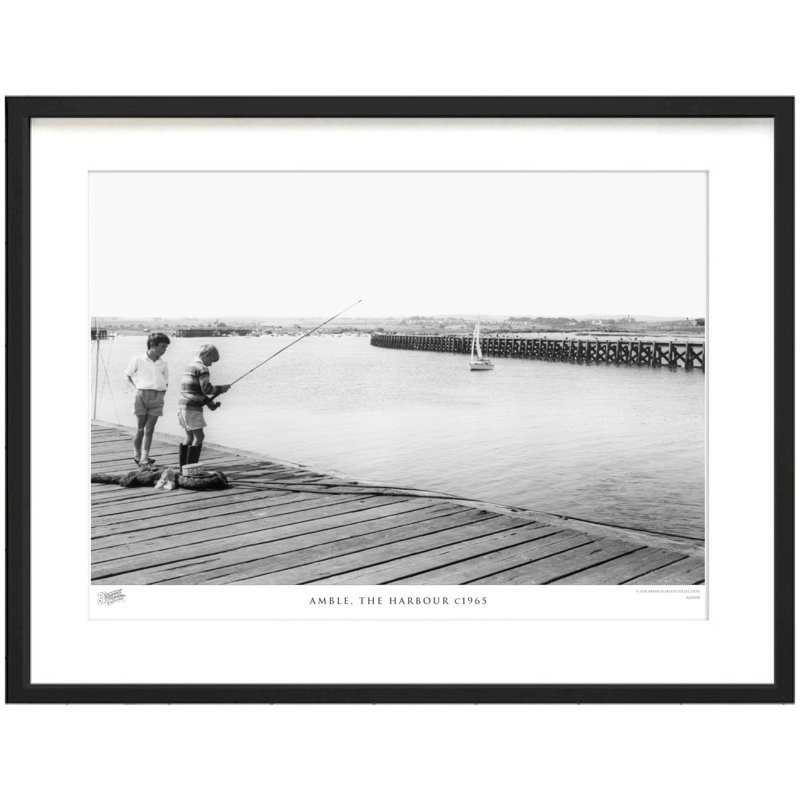 Amble, The Harbour C1965 - Single Picture Frame Print, 40cm H x 50cm W x 2.3cm D