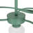 4-Light Floral Shade Semi Flush Mount