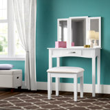 Ensemble coiffeuse avec miroir Longfellow