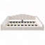 Lit plateforme tapissier avec garniture cloutée-217167893