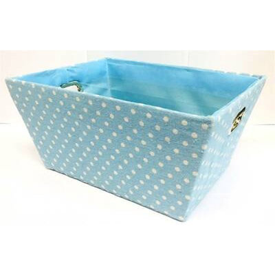 Panier en tissu doublé