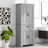 Tall Grey Bathroom Storage Cabinet, Doors, Drawer, Adjustable Shelf For Organized Space With Doors And Shelf, Ample Space, Modern