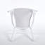 Chaise en plastique 4 pièces blanc-895328211