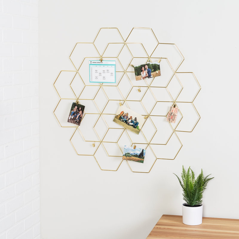 Glam Abstract Wall Decor on Metal
