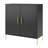 Caleshia Steel Accent Low Storage Cabinet-1143778268
