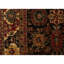 Hand Knotted Silk Oriental Area Rug in Black And Cream