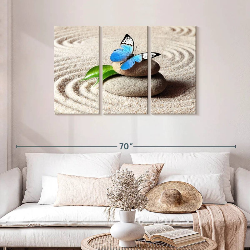 Peaceful Butterfly, 28" H x 45" W