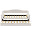 Lit de jour tapissier simple TG avec ceinture et gigogne à DEL-131364059
