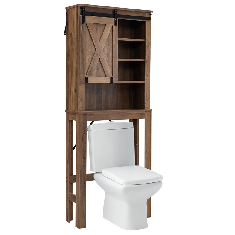 Rangement autoportant au-dessus de la toilette Tanino
