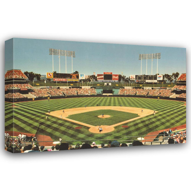 Oakland Alameda County Coliseum, 27" H x 40" W