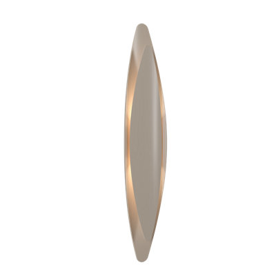 Leaf Manufactured Wood Flush Mounted Sconce