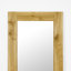 Wyalusing Oak Wood Sliding Barn Door Mirror-1583565733-1583565729