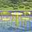 Outdoor Bistro Set With Metal Frame