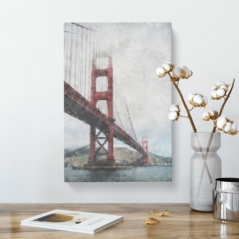 Golden Gate Bridge Vol.4 - Wrapped Canvas, 50cm H x 35cm W x 3cm D