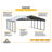 Galvanized Steel Carport, 20X29X9