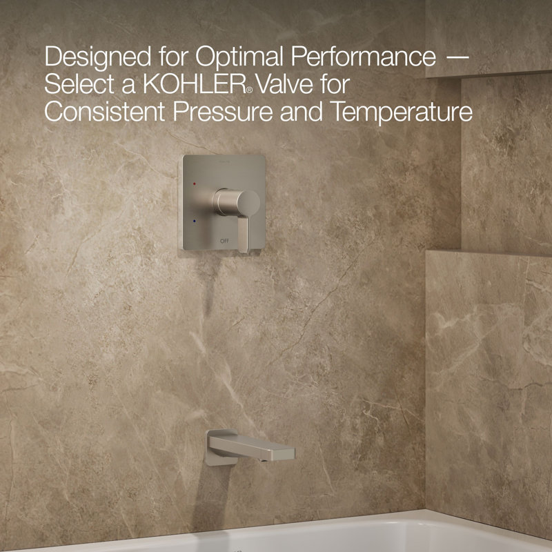 Parallel™ Pressure Balanced Tub and Shower Faucet, Vibrant Brushed Nickel