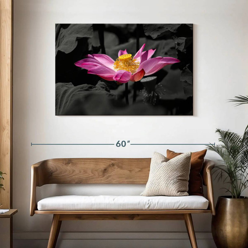 Harnek Sacred Lotus, 30" H x 45" W