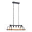17.7 inch Wooden Farmhouse Chandelier