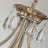 Dzesika 5 - Light Distressed Metal with Crystal Candle Style Drum Chandelier