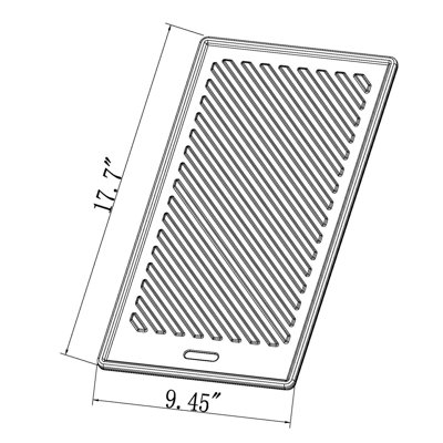 Monument Grills Reversible Cast Iron Cooking Plate（96333）