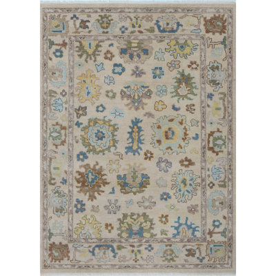 Cove Hand-Knotted New Zealand Wool Low Pile Indoor Rug Traditional