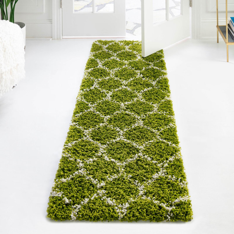Geometric Indoor Rug, Runner 3'3" x 16'5"