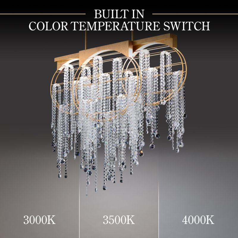 Fantasia 3 - Light LED Pendant, Antique Silver