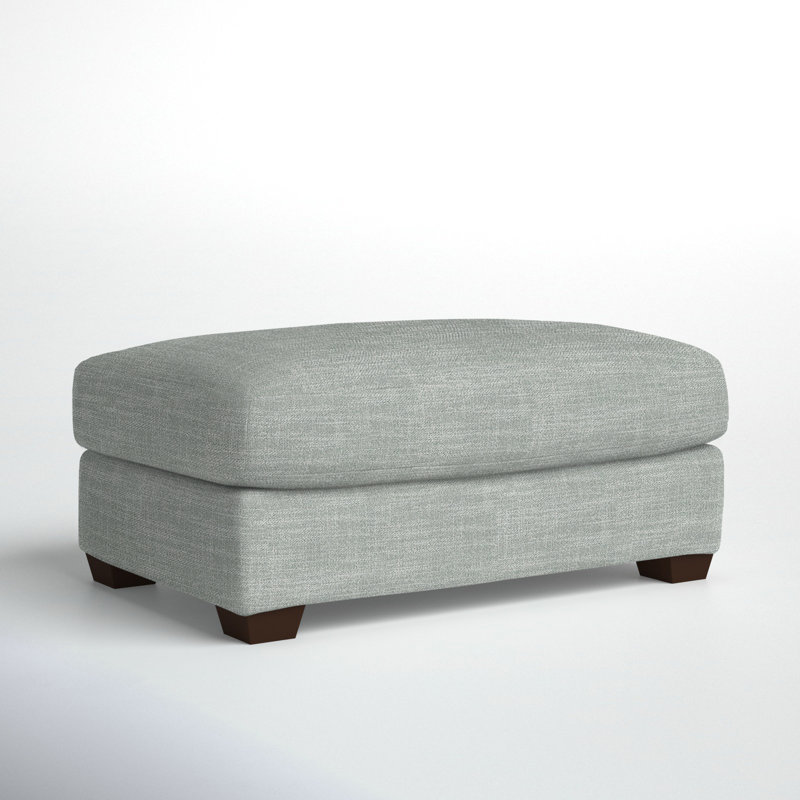 Rhodes Upholstered Ottoman, Conversation Capri Basketweave