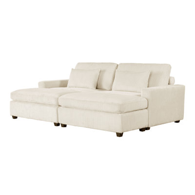 Pavlo Corduroy Sectional Reversible
