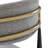 Upholstered Counter Stool with Metal Frame-460490069