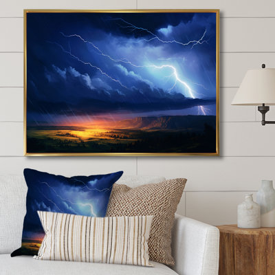 «Dramatic Thunderstorms I», reproduction d'art sur toile