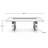 Mera White Lacquer Extendable Dining Table