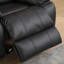 Fauteuil inclinable manuel en cuir végétalien Lamyiah-844157016
