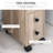 Freestanding Compact Design Bathroom Cabinet With 2 Open Cabinets, 1 Door Cabinet And 1 Drawer