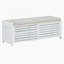Banc de rangement 43 po patiné avec rangement-1992143309