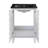 Cascade 24 in. White Oak Bathroom Vanity With Black, 3-Hole Ceramic Sink Top-100841258-100841256
