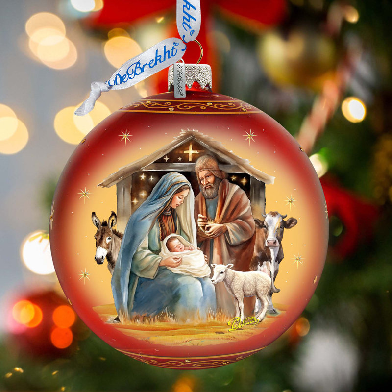 5.5'' Glass Ball Ornament