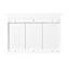 Bathroom Storage Cabinet with Mirror Door and Shelves