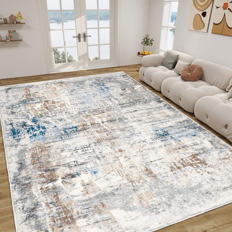Tapis rectangulaire Bowbridge avec envers antidérapant, Rectangle 5 pi 10 po x 8 pi 10 po