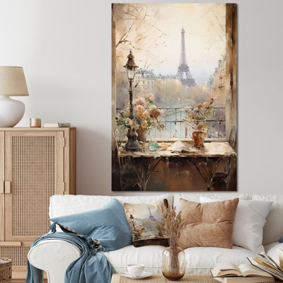 «Paris Spring Spring Elegance II - City Paris, art mural»