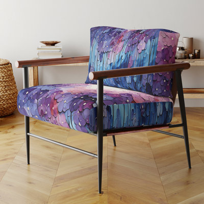 Fauteuil d'appoint rembourré Indigo Dreams II - Paysages rembourrés