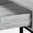 Contemporary Grey Laminate Computer Desk With Storage Drawers, Black Metal Frame, And Modern Design For Home Office Use-1551795978